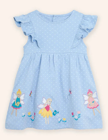 Rochie aplicată prințesă de flori